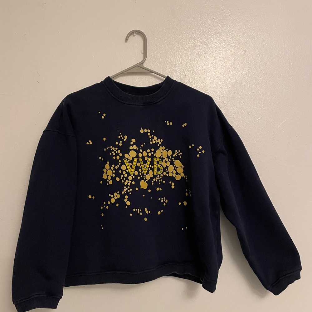 VVB Victoria Beckham navy sweatshirt